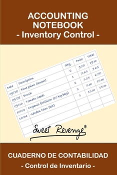 Paperback ACCOUNTING NOTEBOOK - Inventory Control: CUADERNO DE CONTABILIDAD - Control de Inventario Book