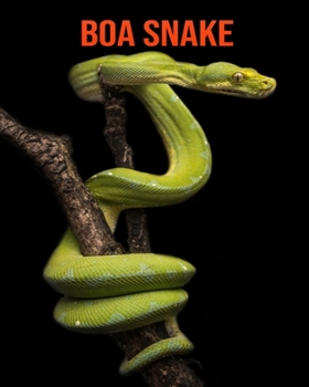 Boa Snake: Amazing Photos & Fun Facts Book About Boa Snake For Kids