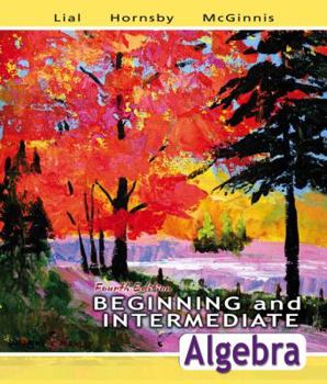 Hardcover Beginning and Intermediate Algebra Book