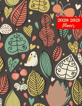 2020-2021 Planner: Pretty On-the-Go Daily, Weekly & Monthly Appointment Calendar - Large 2 Year Business Planners, Agenda Schedule Logbook and Journal