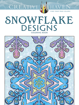 Paperback Creative Haven Snowflake Designs Coloring Book