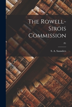 Paperback The Rowell- Sirois Commission; p1 Book