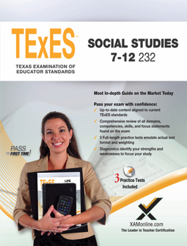 Paperback TExES Social Studies 7-12 232 Book
