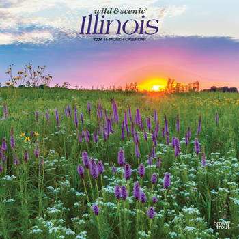 Calendar Illinois Wild & Scenic 2024 Square Book