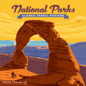 Calendar National Parks Art 2022 Wall Calendar by Anderson Design Group Book