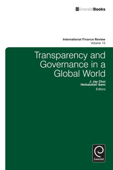 Hardcover Transparency and Governance in a Global World Book