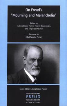 Paperback On Freud's "Mourning and Melancholia" Book
