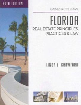 Paperback Florida Real Estate Principles, Practices & Law Book