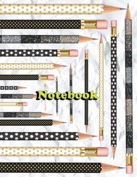 Notebook: Pencils Kingdom 13 Notebook; Lined Notebook Journal, Ruled notebook college - 120 Pages - Large (8.5 x 11 inches)