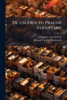 Paperback De Usufructu Praedii Voluptarii Book
