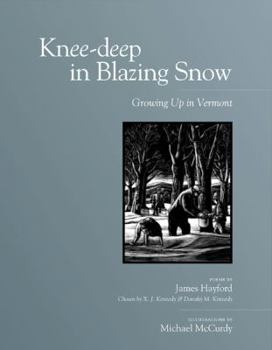 Hardcover Knee-Deep in Blazing Snow: Growing Up in Vermont Book