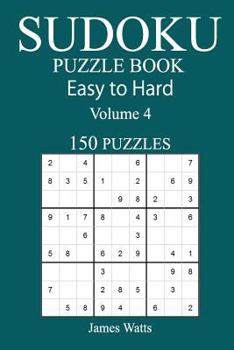 Paperback 150 Easy to Hard Sudoku Puzzle Book