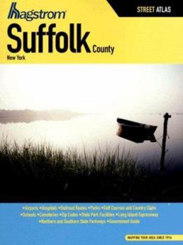 Spiral-bound Hagstrom Suffolk County, New York Street Atlas Book