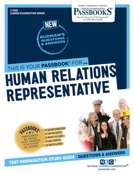 Paperback Human Relations Representative (C-1308): Passbooks Study Guide Volume 1308 Book