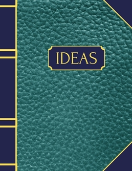 Paperback Ideas: Dot Grid Interior, 120 pages, 8.5 x 11 inches Book
