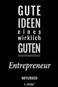 Notizbuch für Entrepreneur: Originelle Geschenk-Idee [120 Seiten liniertes blanko Papier] (German Edition)