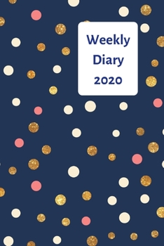 Paperback Weekly Diary: 6x9 week to a page diary planner. 12 months monthly planner, weekly diary & lined paper note pages. Perfect for teache Book