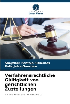 Paperback Verfahrensrechtliche Gültigkeit von gerichtlichen Zustellungen [German] Book