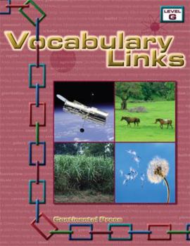 Paperback Vocabulary Workbook: Vocabulary Links, Level G -7th Grade Book