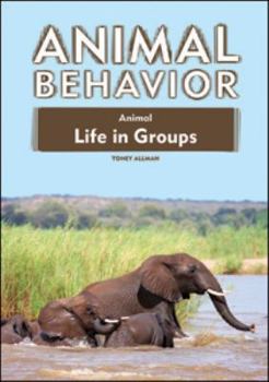 Library Binding Animal Life in Groups Book