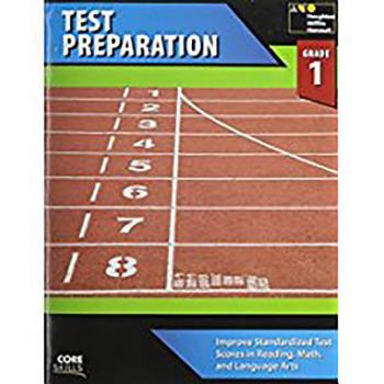 Paperback Steck-Vaughn Core Skills Test Preparation: Workbook Grade 1 Book