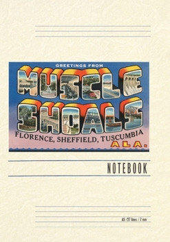 Paperback Vintage Lined Notebook Greetings from Muscle Shoals Book