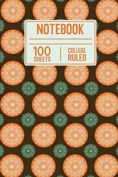 Paperback Notebook 100 Sheets College Ruled: 100 Page College Ruled Notebook For Note taking Or Doodling In Class Book