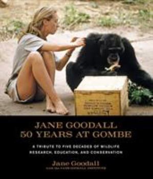 Hardcover Jane Goodall: 50 Years at Gombe Book