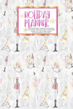 Holiday Planner: Pink Gold Holiday Glam | Christmas | Thanksgiving | Calendar | Holiday Guide | Budget | Black Friday | Cyber Monday | Receipt Keeper ... Card Address | Women | Wife | Mom | Gift