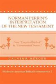 Hardcover Norman Perrins Interp of the NT Book