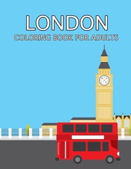 Paperback London Coloring Book For Adults Book