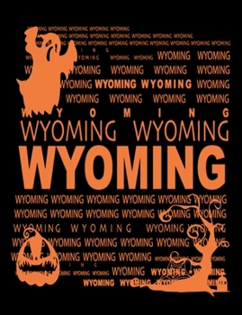 Paperback Wyoming: Unruled Blank Sketch Notebook 7.44" x 9.69" 100 pages 50 sheets Book