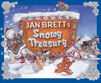 Hardcover Jan Brett's Snowy Treasury Book