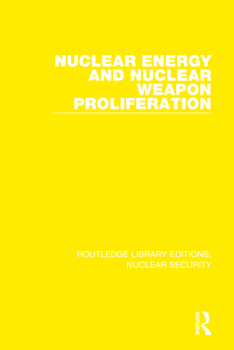 Hardcover Nuclear Energy and Nuclear Weapon Proliferation Book