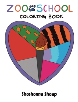 Paperback Zoo School Coloring Book