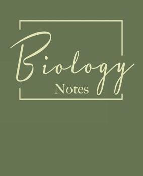Paperback Biology notes: College ruled composition notebook. 9.75 x 7.5, 140 pages Book