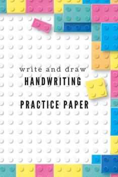 Paperback kids notebooks learn: Handwriting Practice Paper and drawing (Notebook with lines pattern for Students 104 Pages): There is ample room insid Book