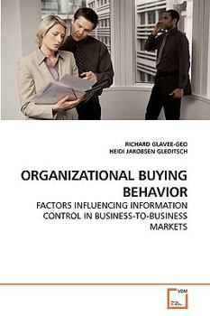 Paperback Organizational Buying Behavior Book
