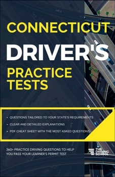 Paperback Connecticut Driver's Practice Tests Book