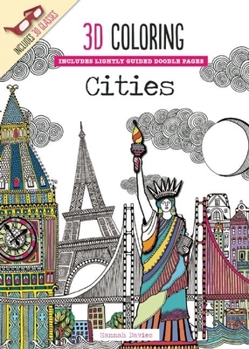 Paperback 3D Coloring Cities Book