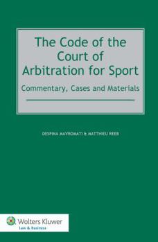 Hardcover The Code of the Court of Arbitration for Sport Book