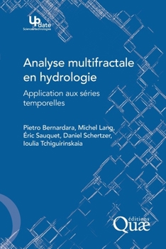 Paperback Analyse multifractale en hydrologie: Application aux séries temporelles [French] Book