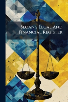 Paperback Sloan's Legal And Financial Register Book