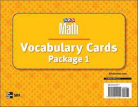 Misc. Number Worlds, Vocabulary Card Package I Book