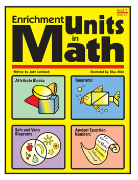 Paperback Enrichment Units in Math Book 1 Book