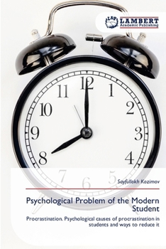 Psychological Problem of the Modern Student
