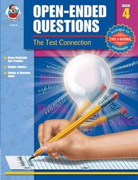 Paperback Open-Ended Questions, Grade 5: The Test Connection Book