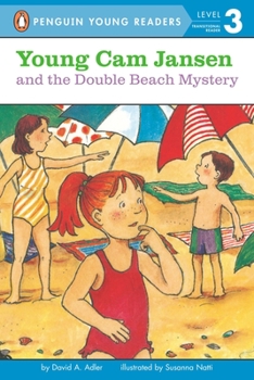 Paperback Young Cam Jansen and the Double Beach Mystery Book