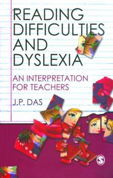 Paperback Reading Difficulties and Dyslexia: An Interpretation for Teachers Book