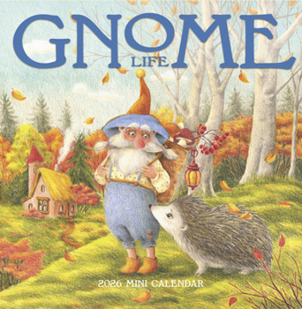 Mini-Disc Gnome Life Mini Wall Calendar 2026 Book